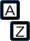 A - Z keys